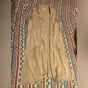 Miami Tan Sleeveless Vest Top